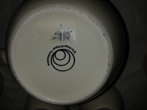 Set Chocolademelk kan met vier mokken, Ter Steege Rijssen, Ophalen of Verzenden, 'T Olde Gre-j, Info@toldegrej.nl, Endepoelstraat 20f Didam