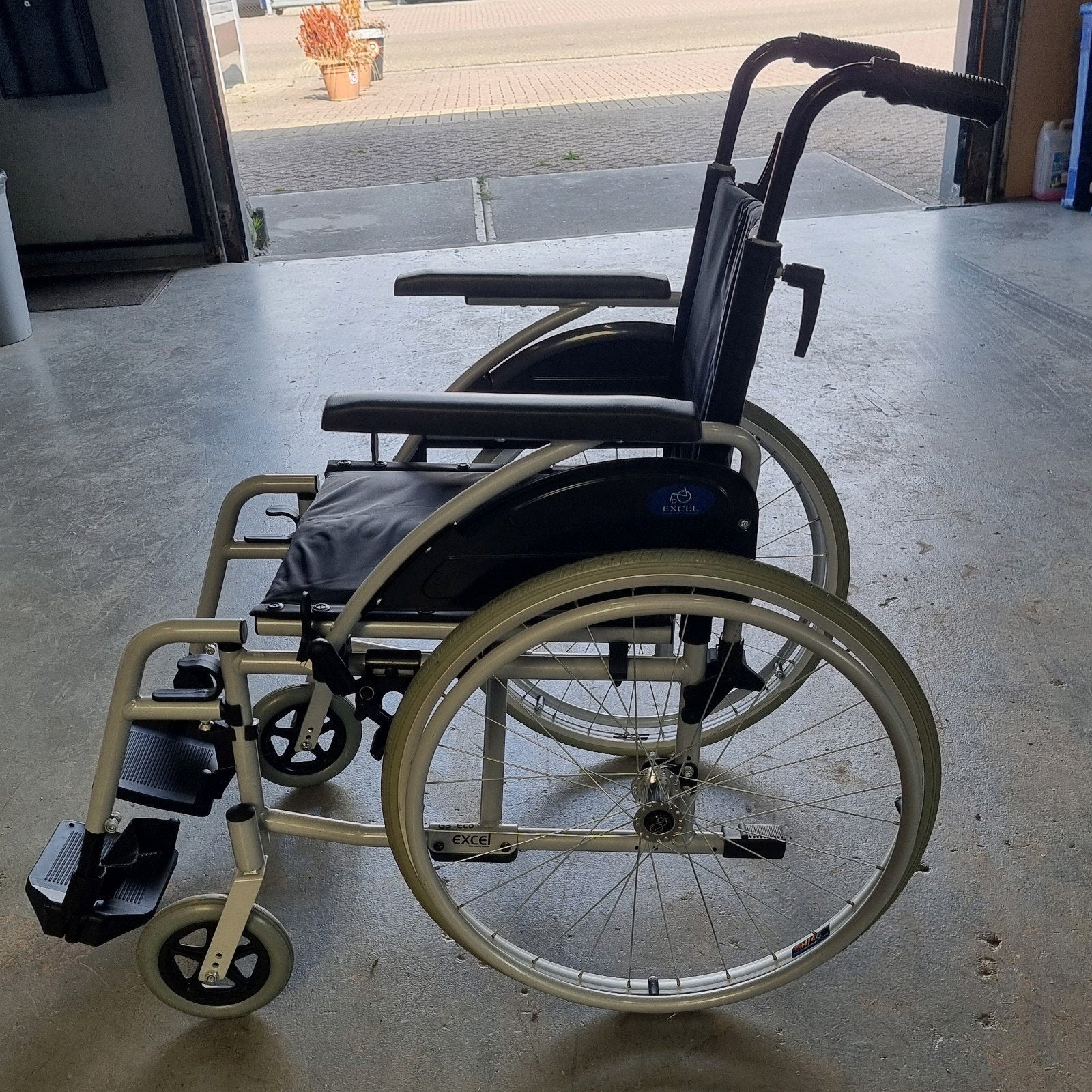 GLOEDNIEUW Excel G-Eco/ G3 Eco rolstoel, Diversen, Rolstoelen, Ophalen, Inklapbaar, Nieuw, Duwrolstoel