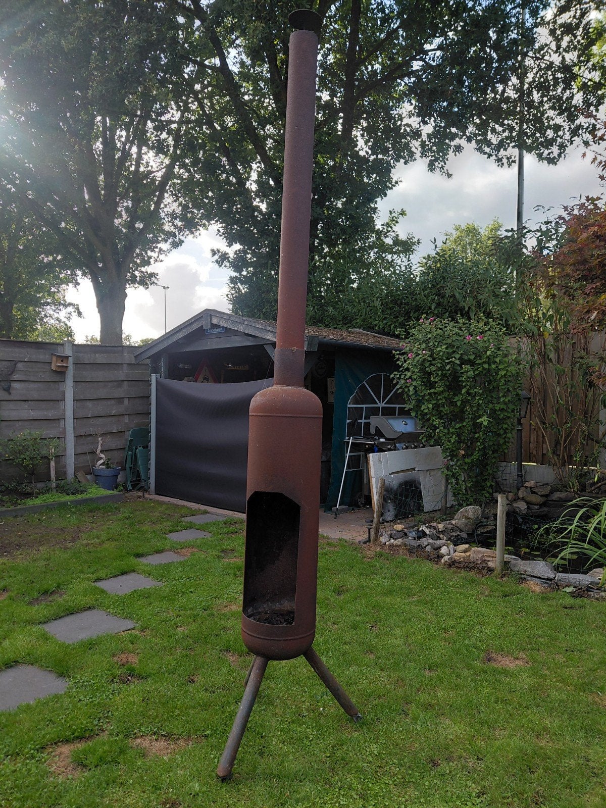 houtkachel, Tuin en Terras, Tuinhaarden, Ophalen, Zo goed als nieuw
