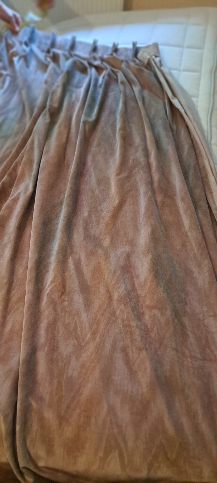 Velours gordijn met haken - 180x255 cm, Ophalen, Gordijn, Met haken, Fluweel
