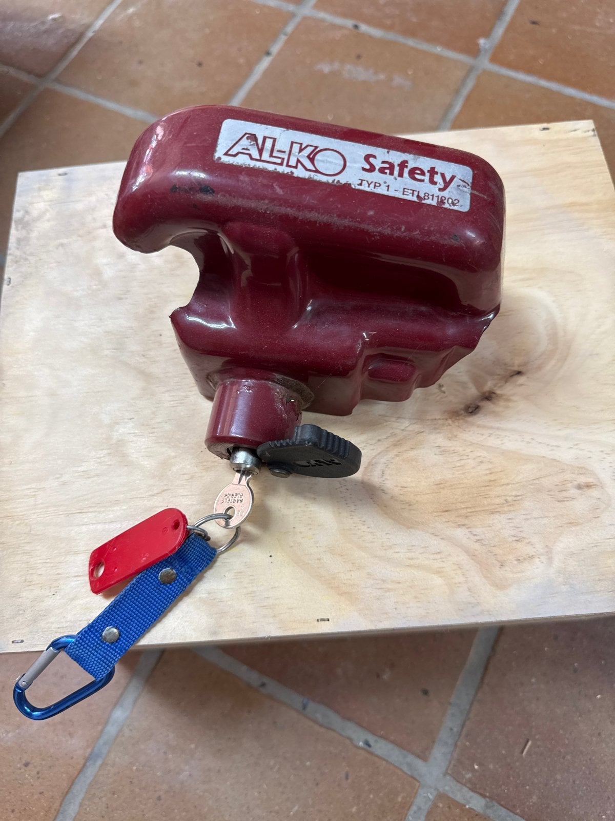 AL-KO Safety koppeling slot voor caravan/aanhanger, Ophalen of Verzenden, Gebruikt