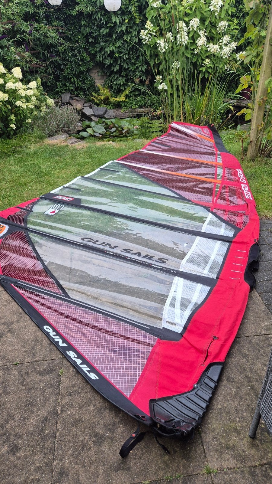 Gun Sails Gsr 7.1 race zeil SDM cambers gunsails, Ophalen, 6.5 m² tot 8 m², Gunsails, Zeil