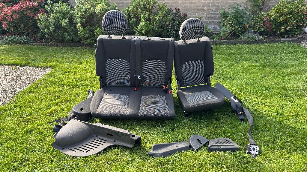 Fiat Doblo achterbank inklapbaar en andere onderdelen, Auto-onderdelen, Interieur en Bekleding, Ophalen, Gebruikt, Fiat