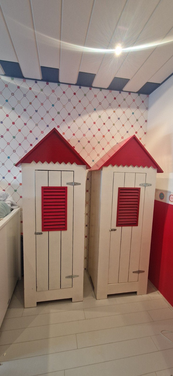 Leuke strandhuisjes kasten voor kinderkamer, Ophalen