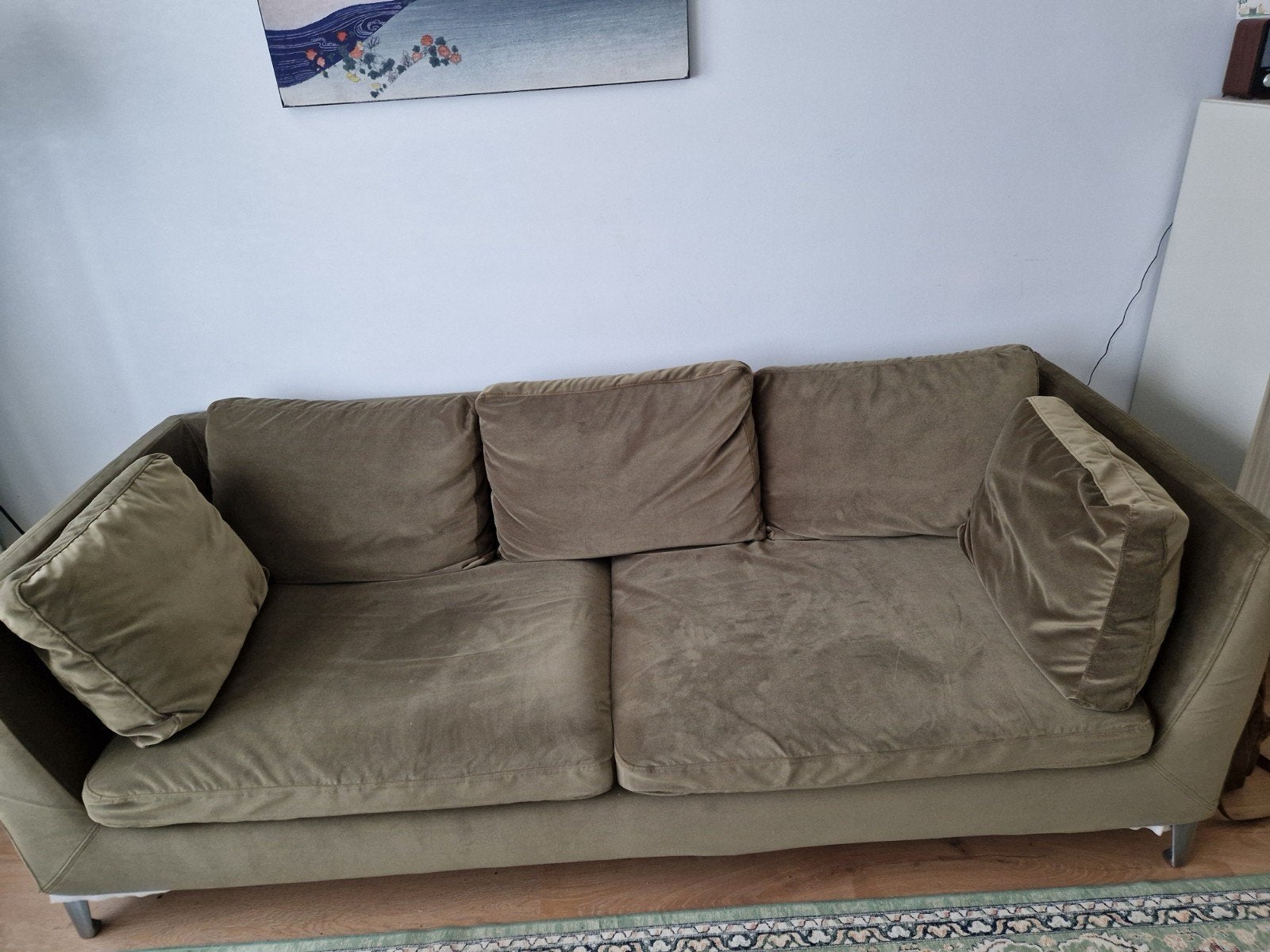 Banken, Huis en Inrichting, Ophalen, Gebruikt, Minder dan 75 cm, Rechte bank
