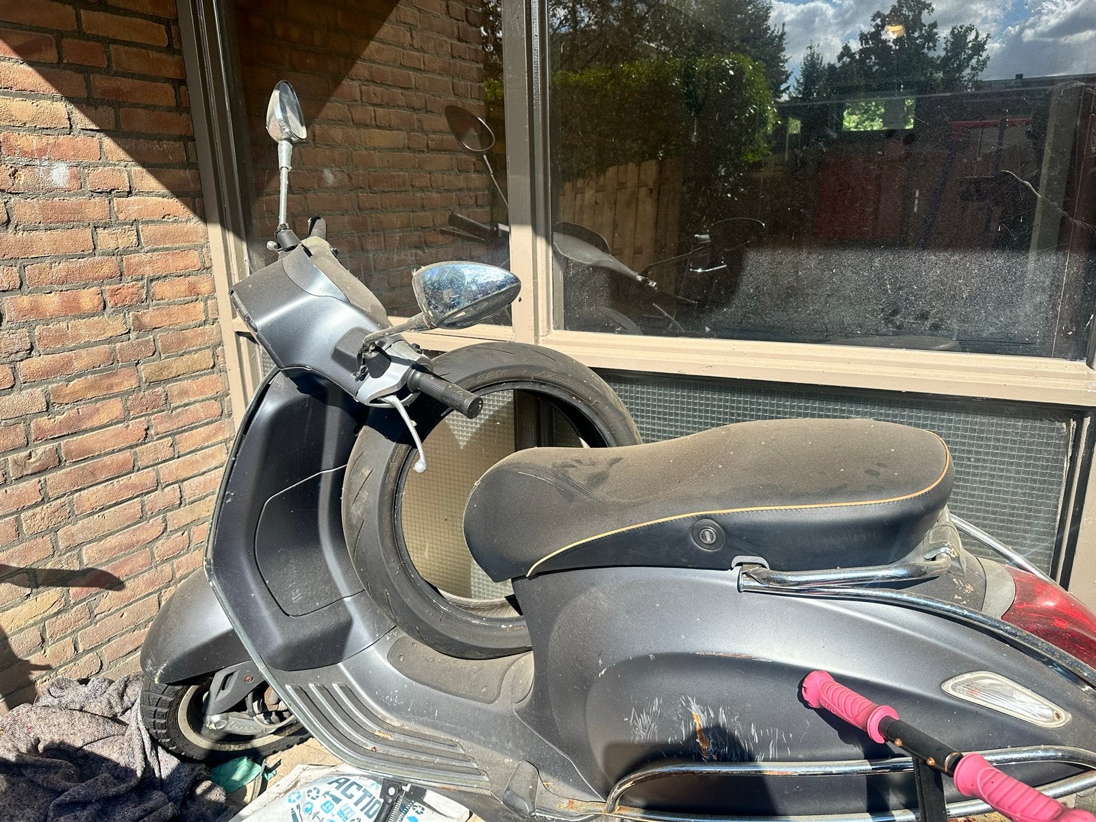Vespa Sprint brom zonder blok met kenteken, Ophalen, Gebruikt