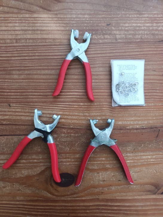 Set van 3 tangen met ringen voor zeilringen, Ophalen of Verzenden, Gebruikt