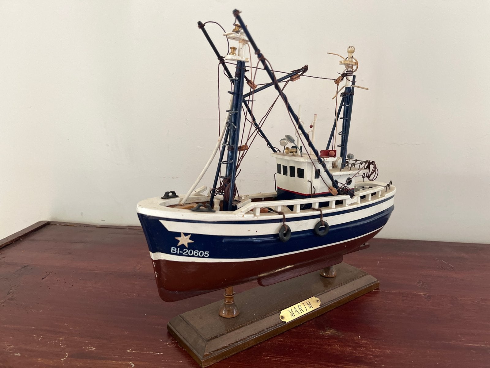 Decoratieve vissersboot model - Martim, Ophalen, Gebruikt, Overige merken