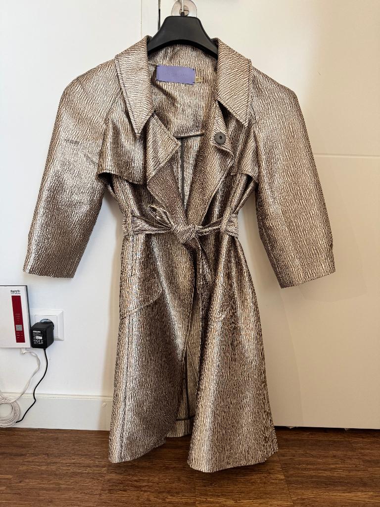 Feestelijke gouden zomerjas Vera Wang, Overige kleuren, Ophalen of Verzenden, Zo goed als nieuw, Vera wang