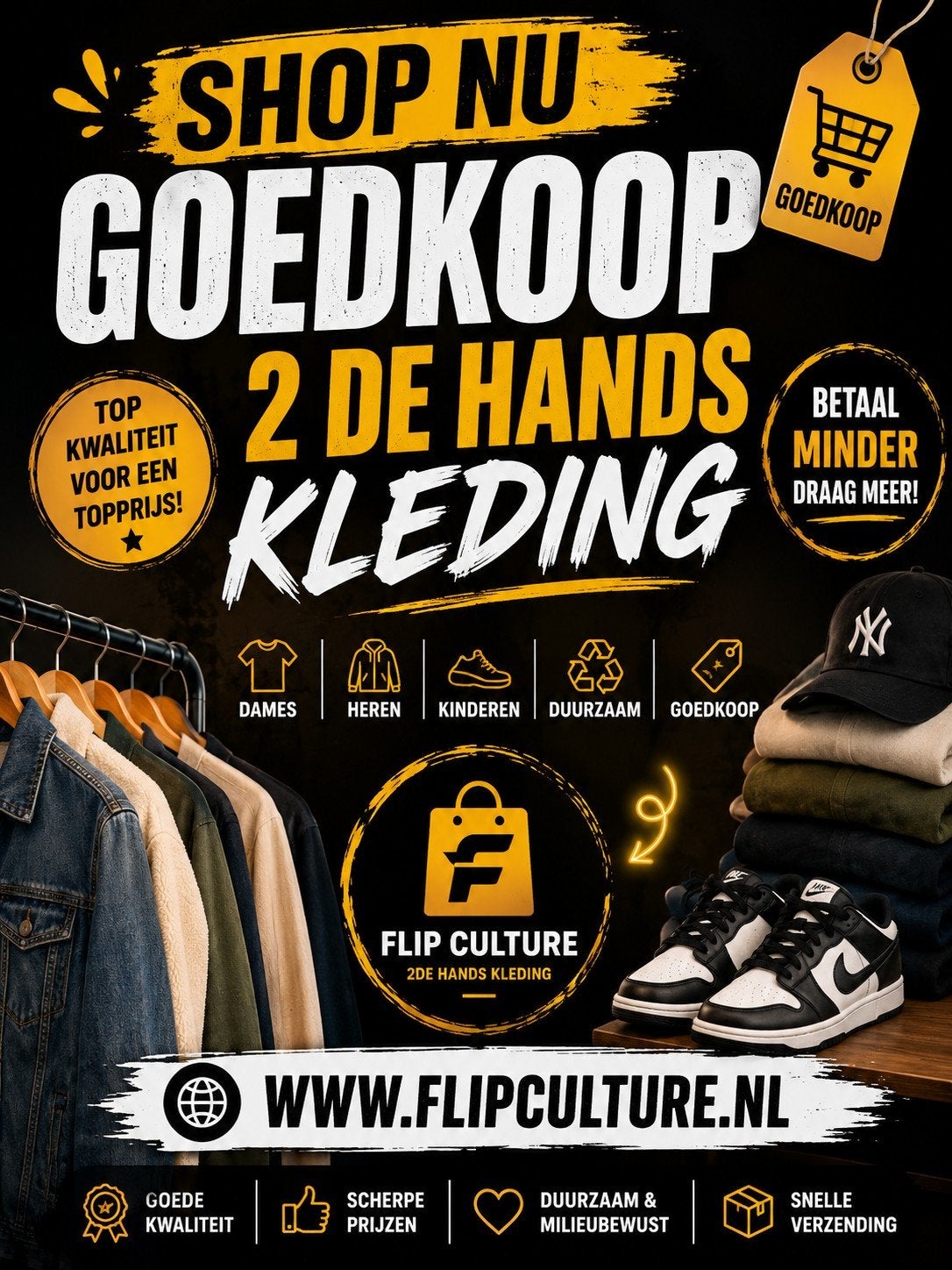 Shop nu goedkope 2e hands kleding - Top kwaliteit!, Diverse, Ophalen of Verzenden, Gedragen