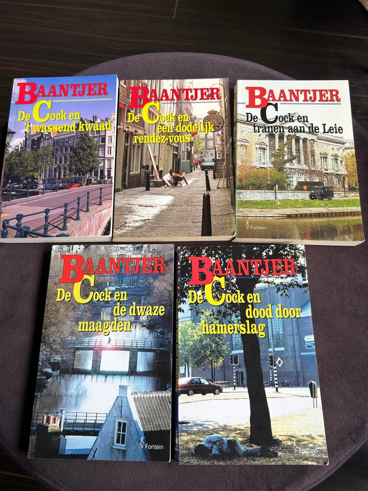 Baantjer boeken - 5 delen in nette staat, Ophalen of Verzenden, Gelezen
