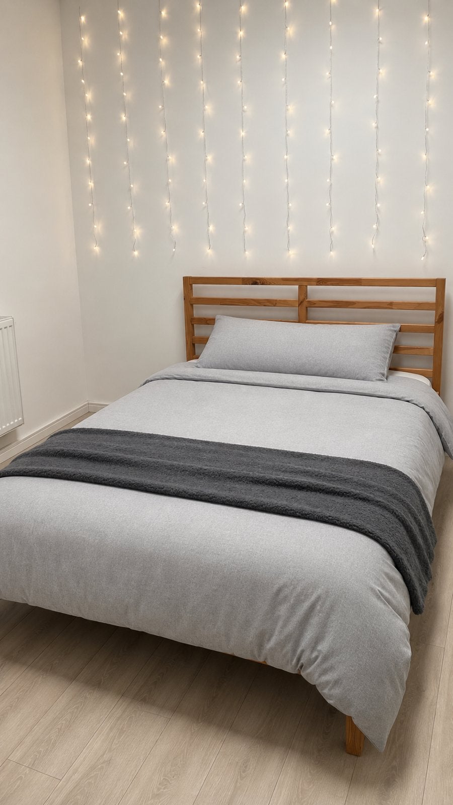Gratis IKEA TARVA tweepersoonsbed 140x200 matras lattenbodem, Huis en Inrichting, Slaapkamer | Bedden, Gebruikt, Wit, Tweepersoons