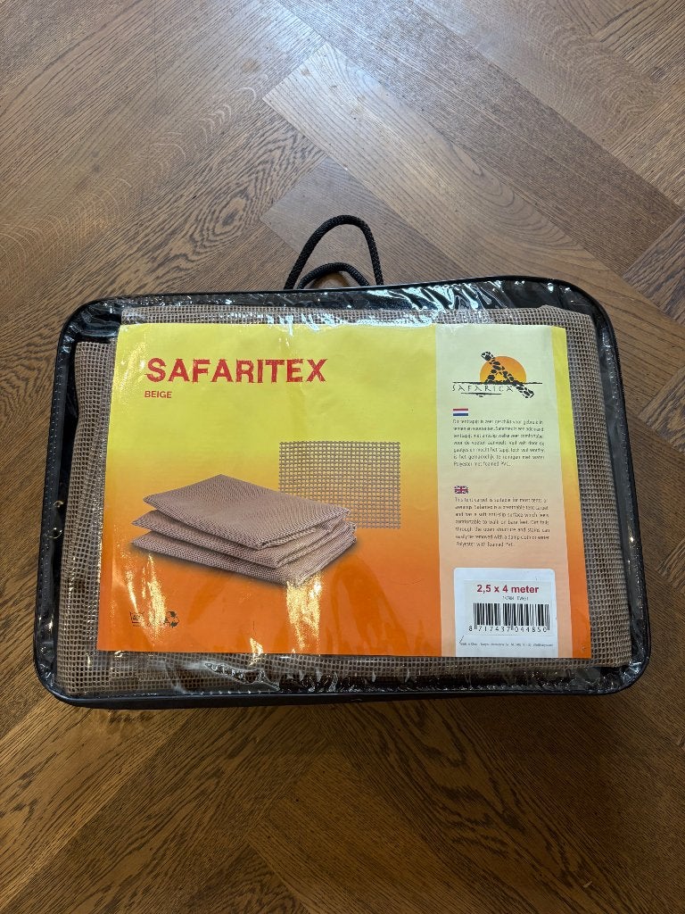 Tenttappijt Safaritex Beige 4 x 2,5 m, Ophalen, Zo goed als nieuw