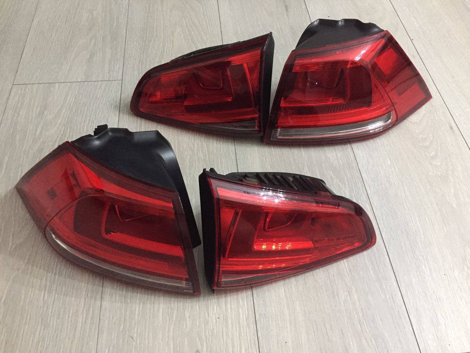 Achterlichten VW Golf 7 - Set van 4, Ophalen of Verzenden, Gebruikt, Volkswagen