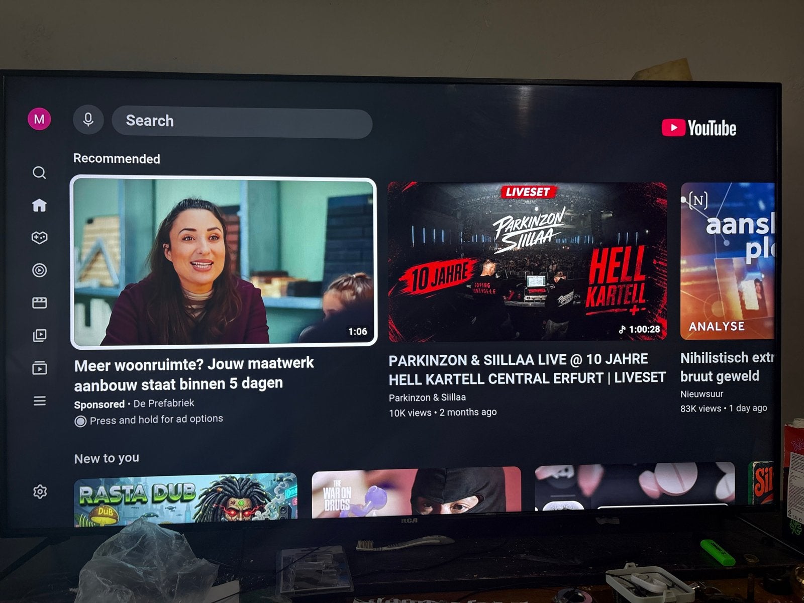 Smart TV met YouTube-app - Zo goed als nieuw, Overige merken, LED, Verzenden, 50 Hz
