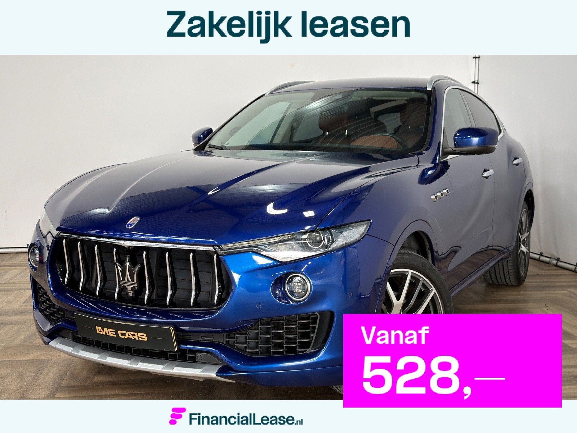 Maserati Levante 3.0 V6 D AWD|AUTOMAAT|NAVI|CARPLAY|MEMORY|I, Gebruikt, Euro 6, Blauw, 2987 cc