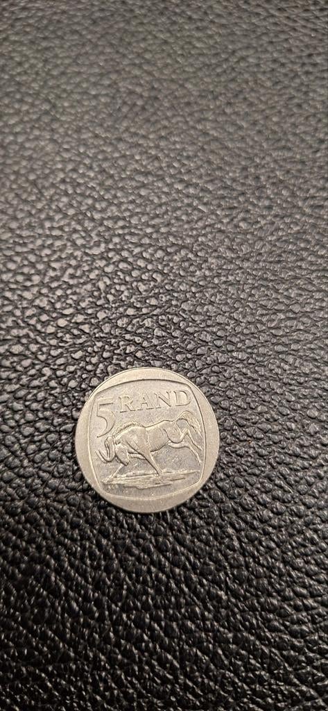 3#    Zuid-Afrika 5 rand 1994, Postzegels en Munten, Munten | Afrika, Ophalen of Verzenden, Zuid-Afrika