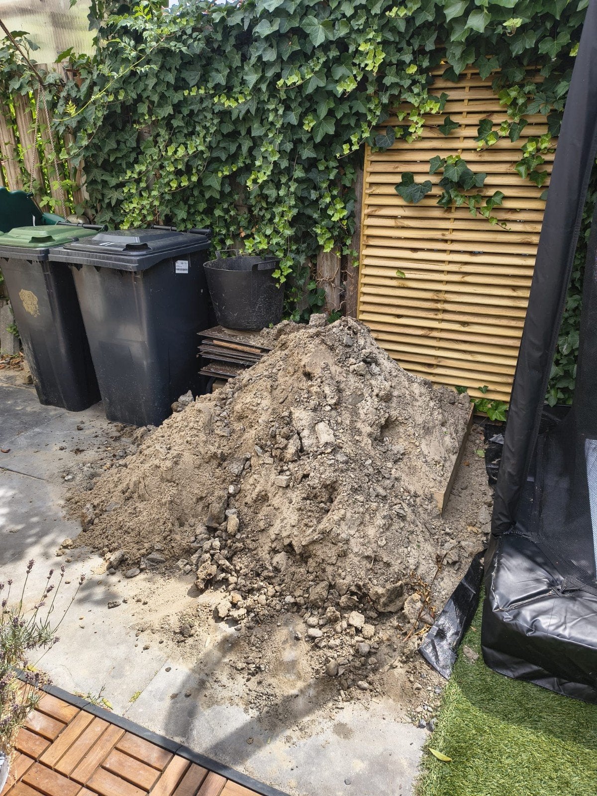 Zand en aarde, gratis afhalen, Ophalen