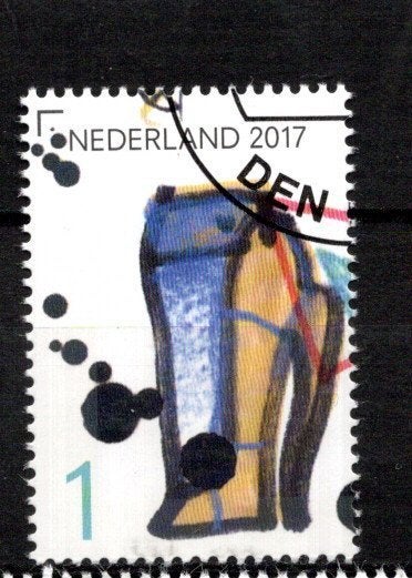 gestempelde zegel. Jaar 2017: mode, Ophalen of Verzenden, Na 1940, Gestempeld