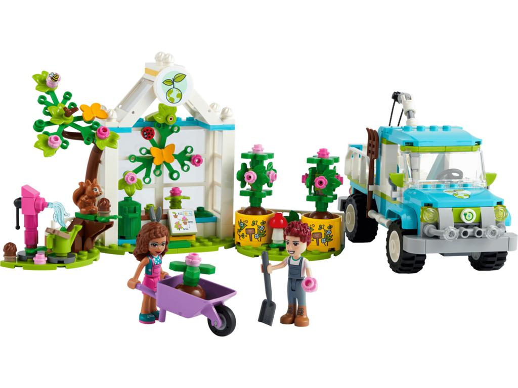 Lego Friends 41707 Bomenplantwagen met kas, Compleet, Lego, Friends, Ophalen of Verzenden