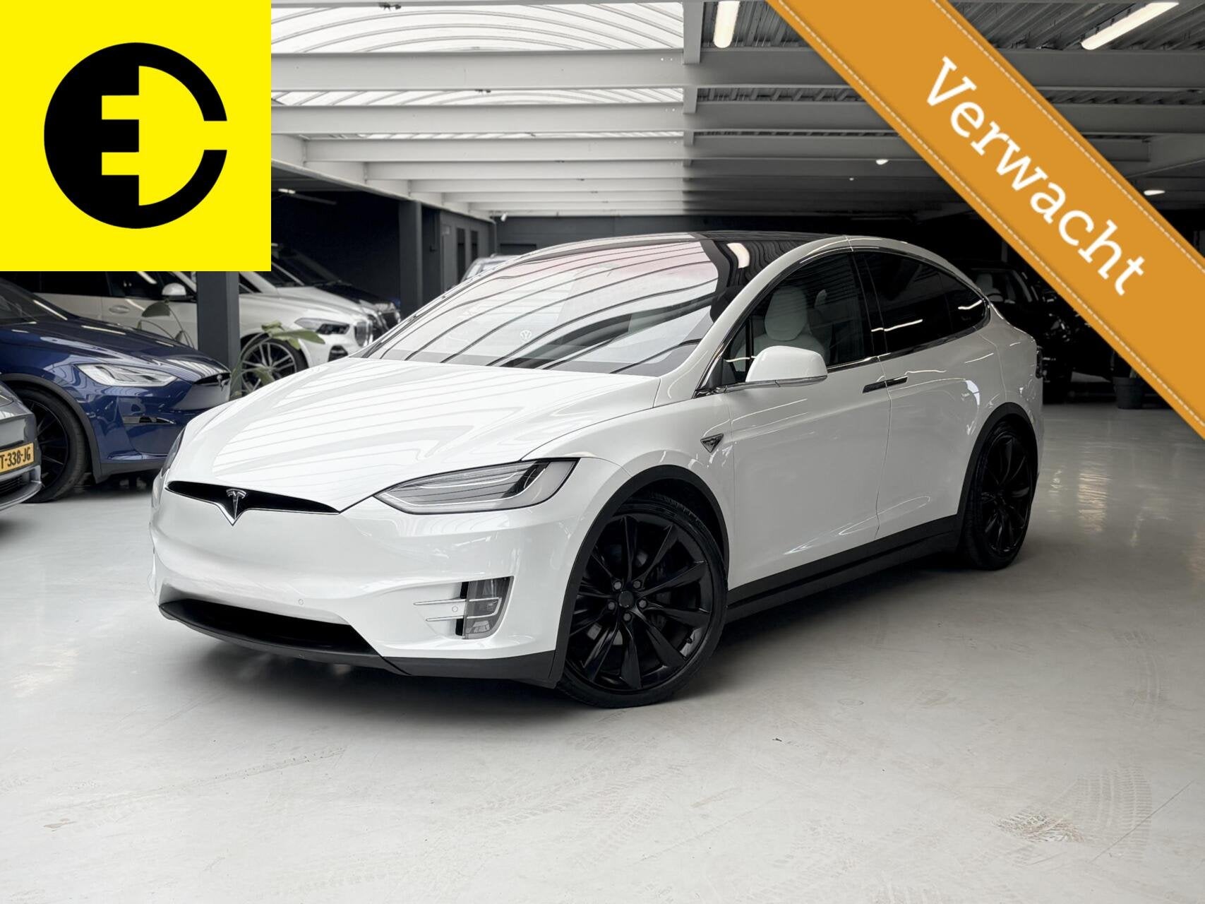 Tesla Model X 100D 6p. | FSD | Trekhaak | Incl.BTW, Auto's, Tesla, Bedrijf, Te koop, Model X, 4x4, ABS, Achteruitrijcamera, Airbags