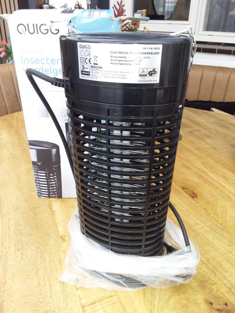 QUIGG Elektrische Insectenverdelger 11W - Nieuw in doos, Doe-het-zelf en Verbouw, Ophalen of Verzenden