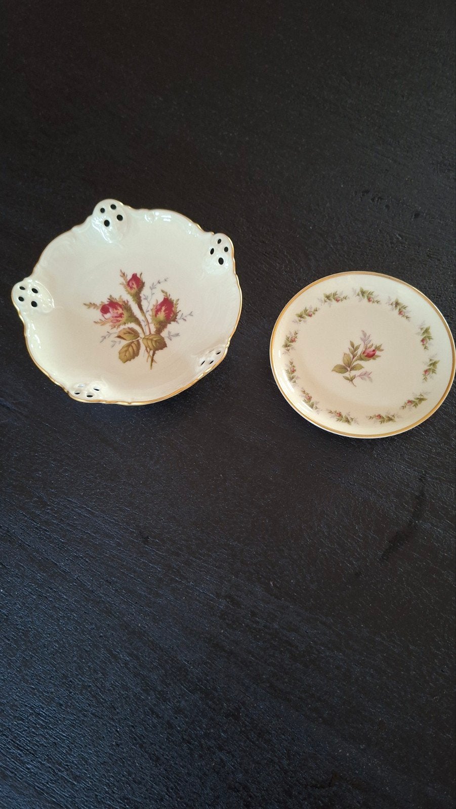 Rosenthal Moosrose en classic rose bonbonbordjes, Ophalen of Verzenden