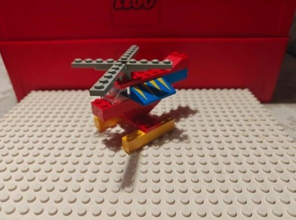 Lego Basic Helikopter 1827, Gebruikt, Overige thema's, Lego, Ophalen of Verzenden