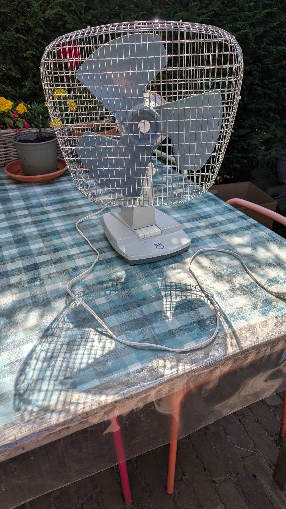 Vintage Taurus tafelventilator – jaren 60/70 – Made in Spain, Ophalen, Gebruikt, Tafelventilator