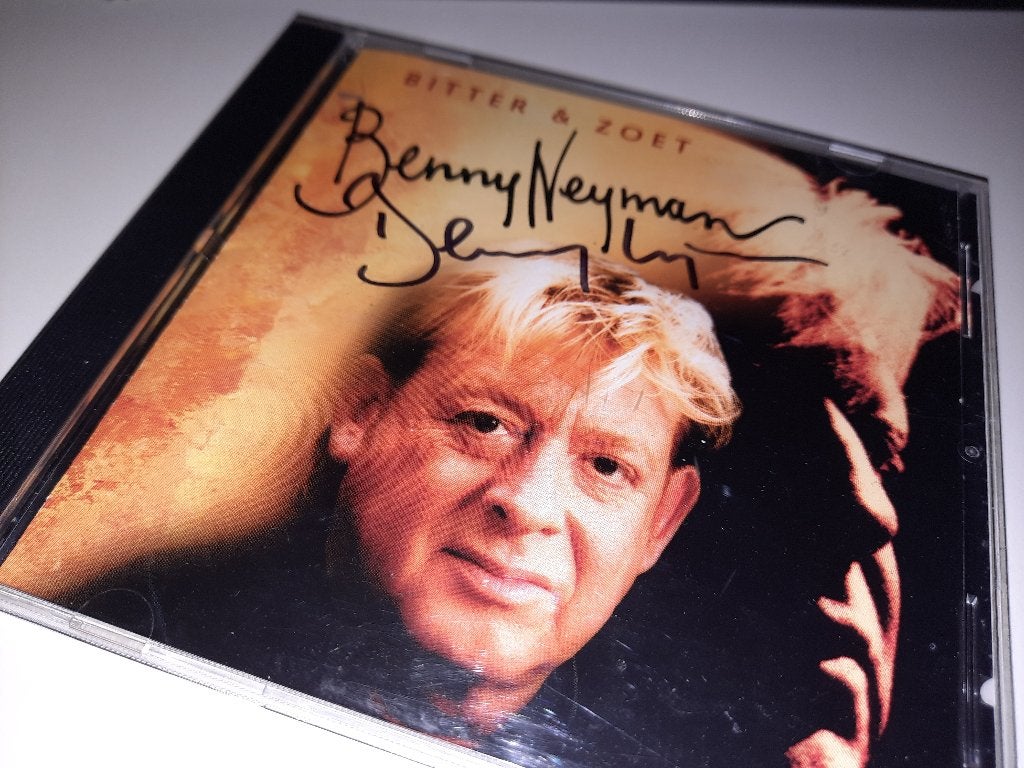 CD GESIGNEERD Benny Neyman ‎– Bitter & Zoet, Ophalen, Zo goed als nieuw, Levenslied of Smartlap
