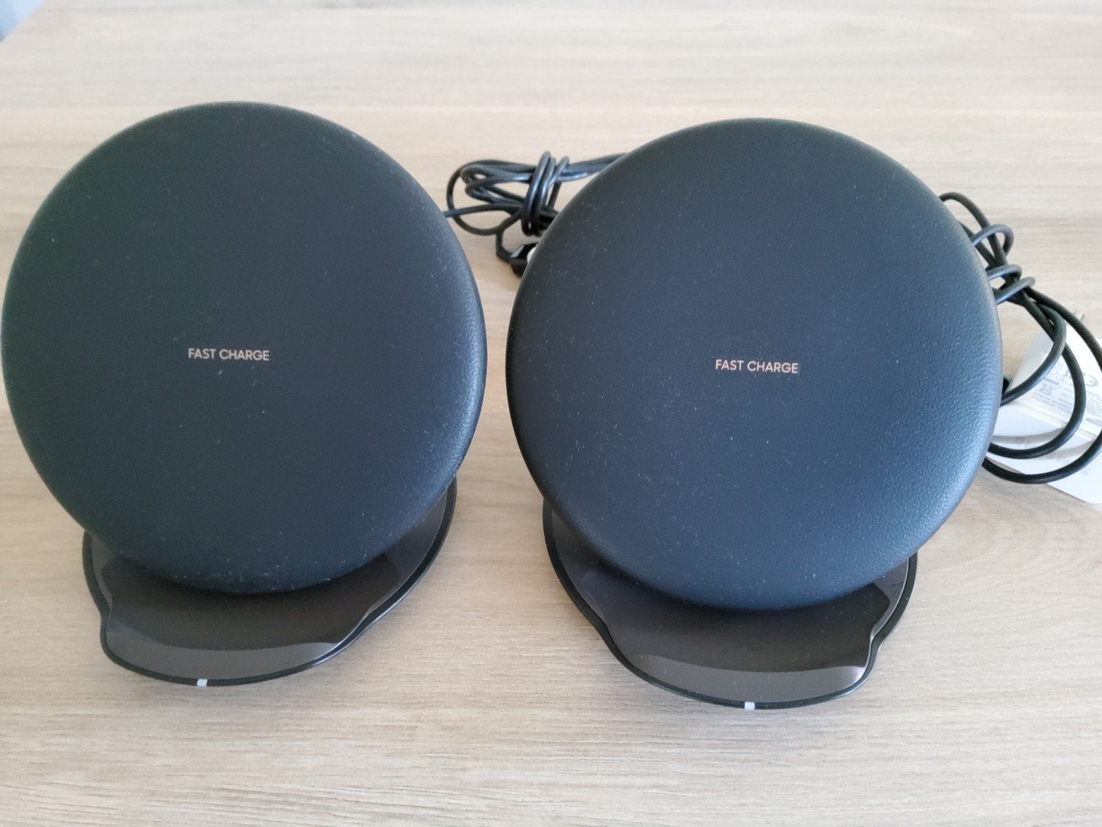 2x Samsung Fast Charge Draadloze Opladers, Samsung, Draadloze oplader, Ophalen of Verzenden, Zo goed als nieuw