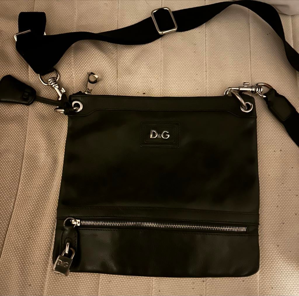 Dolce & Gabbana Vintage 2011 Schoudertas Unisex, Overige merken, Zwart, Ophalen of Verzenden, Zo goed als nieuw