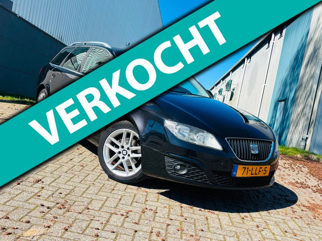 Seat Exeo ST 1.6 Style, Stof, Gebruikt, Zwart, 4 cilinders
