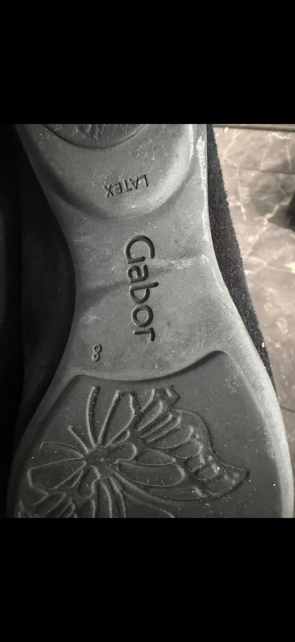 Gabor Comfort Ballerina's Zwart Maat 8 42, Ophalen of Verzenden, Gedragen, Zwart, Ballerina's