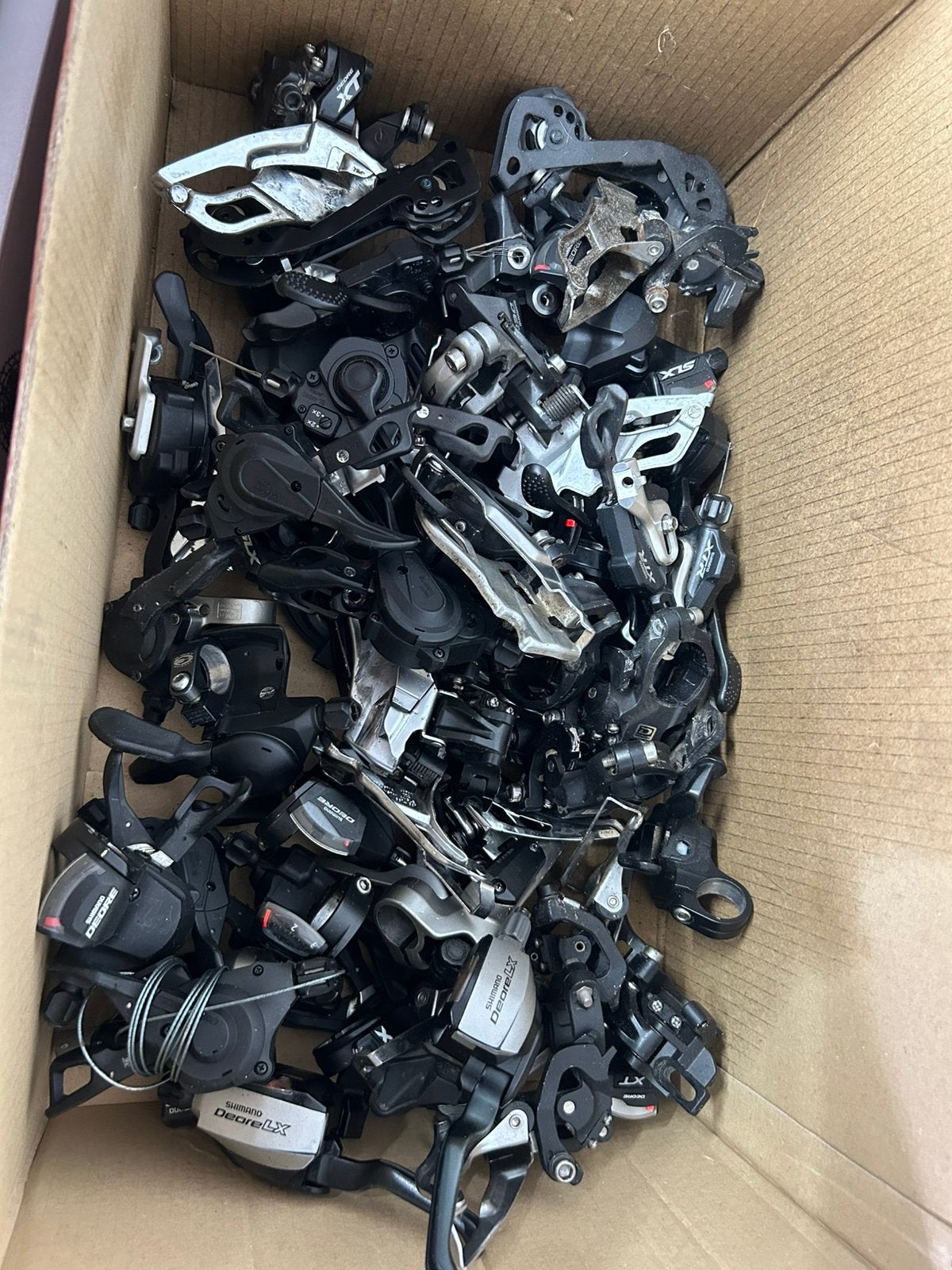 Shimano deore , slx shifters en derailleurs onderdelen mtb, Ophalen, Zo goed als nieuw