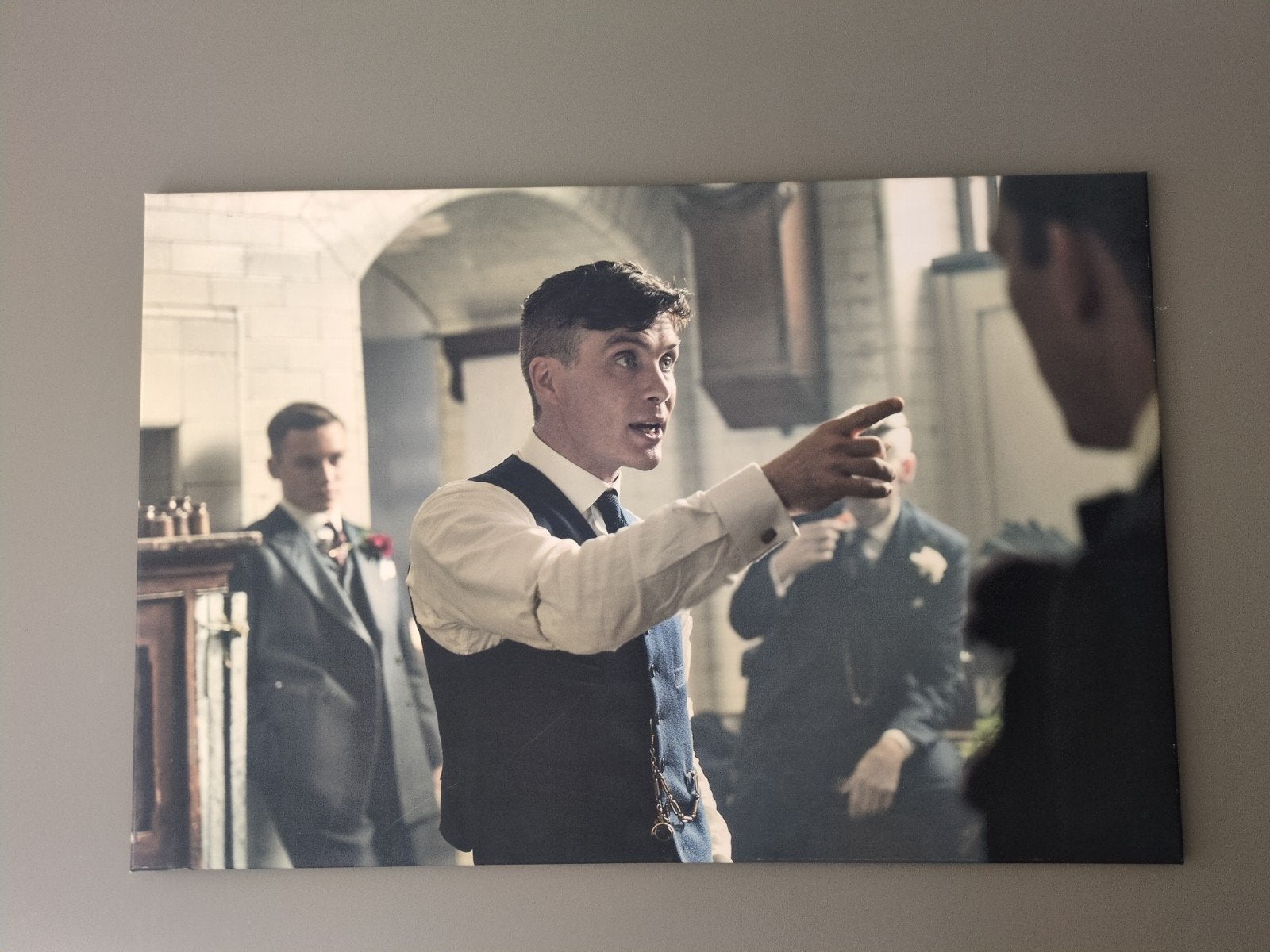 Peaky Blinders Canvas - Tommy Shelby, Huis en Inrichting, Woonaccessoires | Schilderijen, Tekeningen en Foto's, 50 – 75, Ophalen of Verzenden