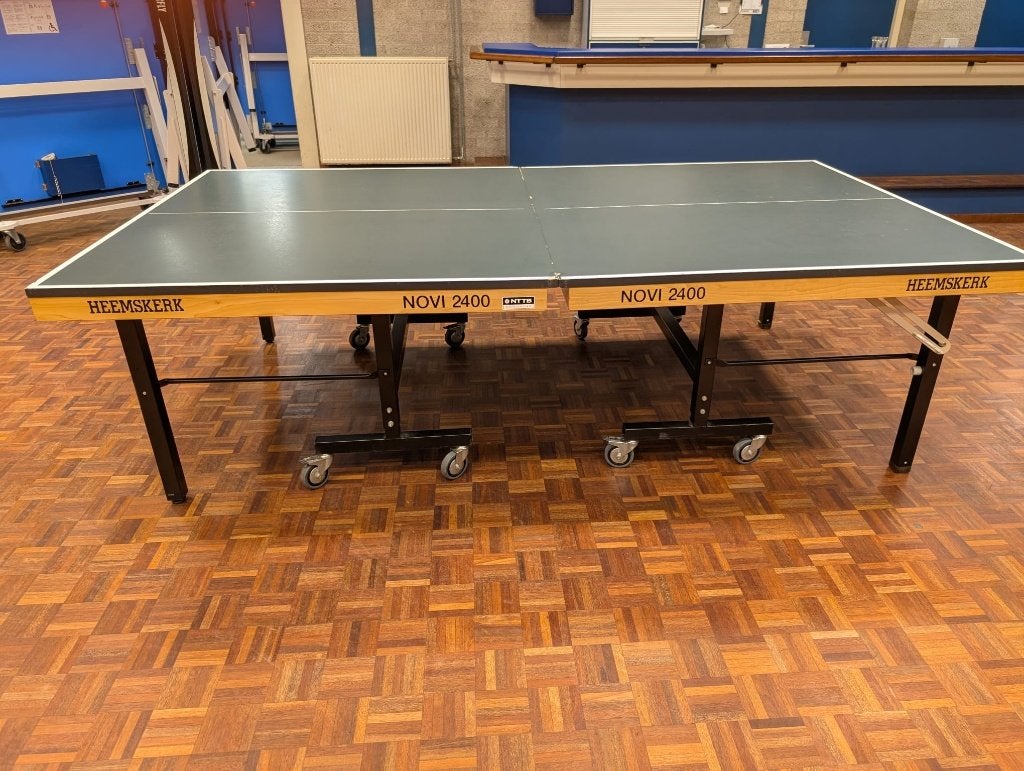 Tafeltennistafel Heemskerk NOVI 2400 (professioneel), Ophalen, Gebruikt, Tafel Indoor, Verrijdbaar
