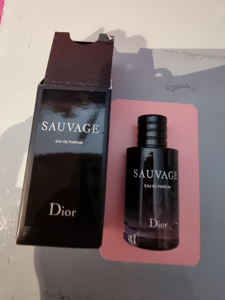 SAUVAGE CHRISTIAN DIOR 10 ML, Ophalen of Verzenden, Zo goed als nieuw, Miniatuur