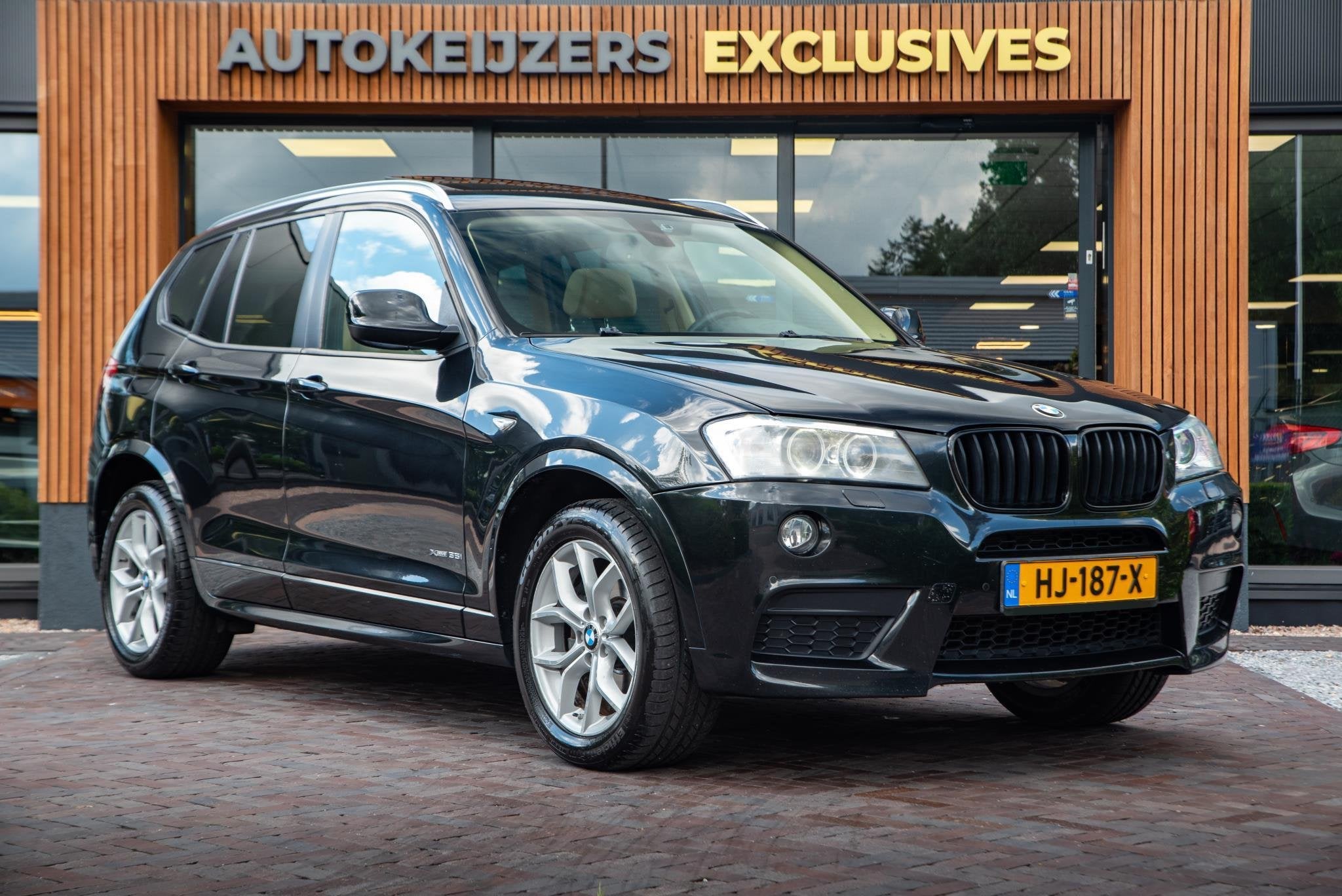 BMW X3 xDrive35i High Executive M pakket Panodak Leer Cruise, Automaat, Automatische klimaatregeling, Gebruikt, Zwart