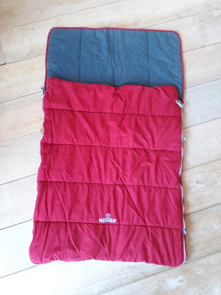 Kinderslaapzak: Nomad kids sleeping bad (rood), Ophalen of Verzenden, Gebruikt