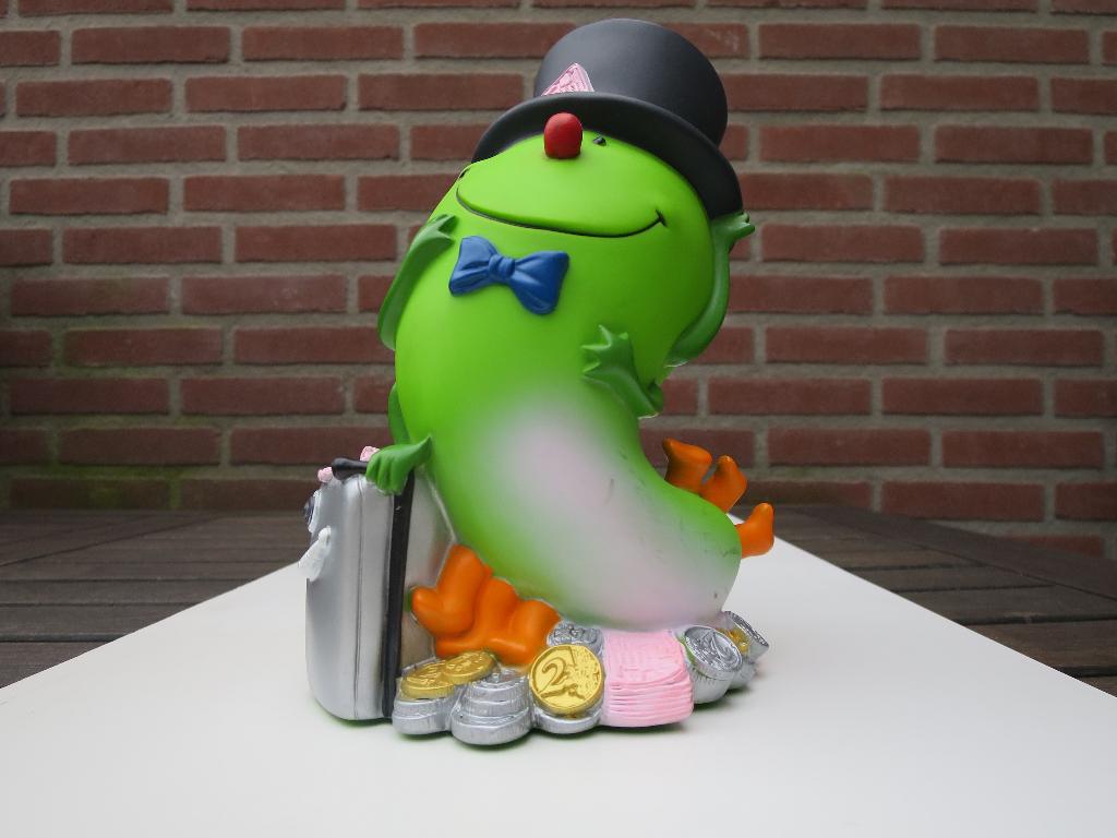 Leuke spaarpot van een rijke rups, Ophalen, Nieuw, Kunststof, Dier