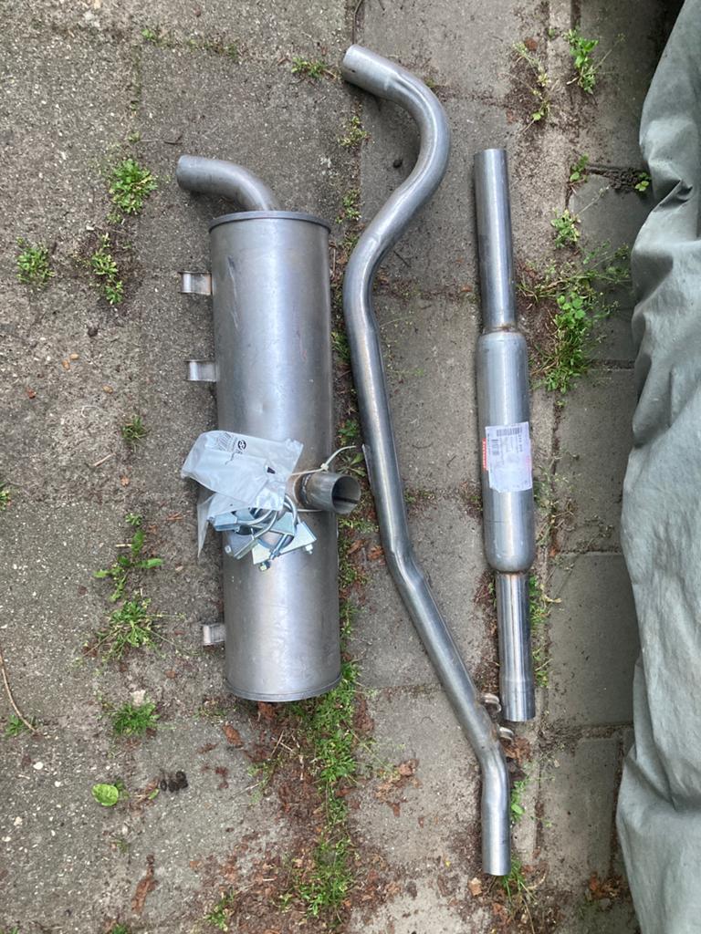 Uitlaatset saab 99 tussendemper, Ophalen of Verzenden, Saab