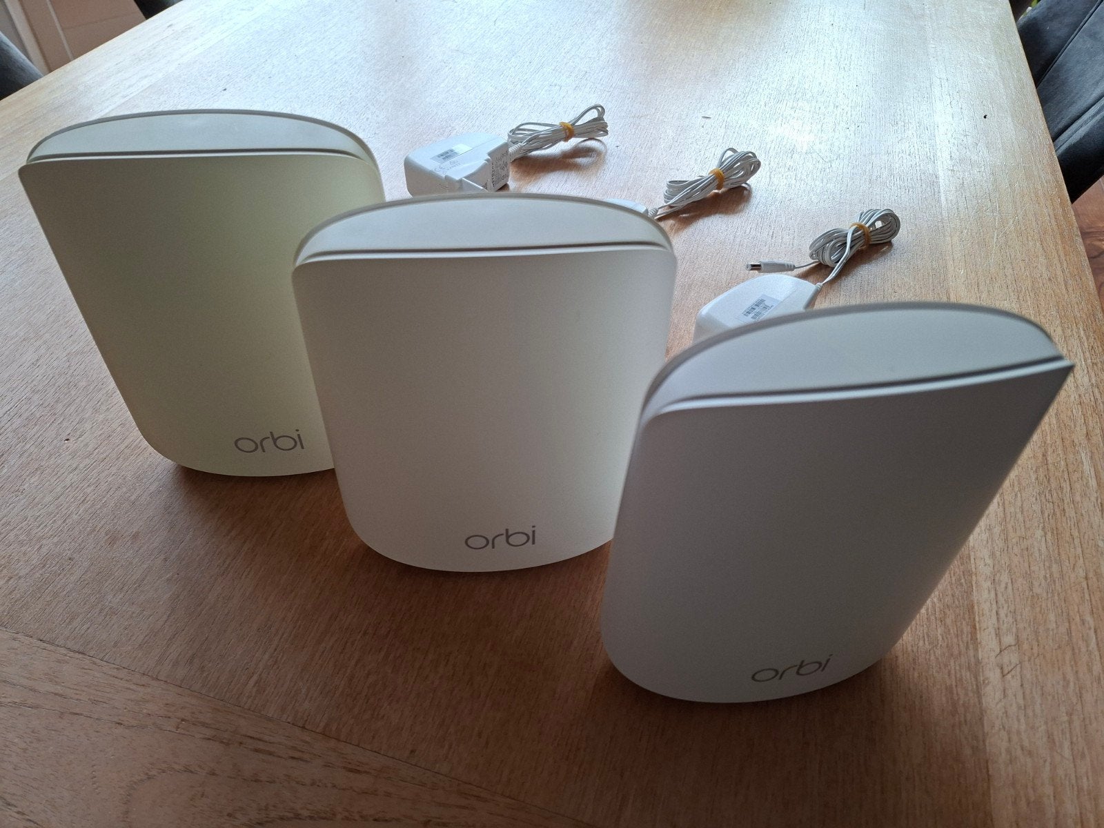 Netgear Orbi RBK353 WiFi 6 AX1800 mesh systeem (3-pack), Computers en Software, Ophalen of Verzenden, Gebruikt, Router, Netgear Orbi