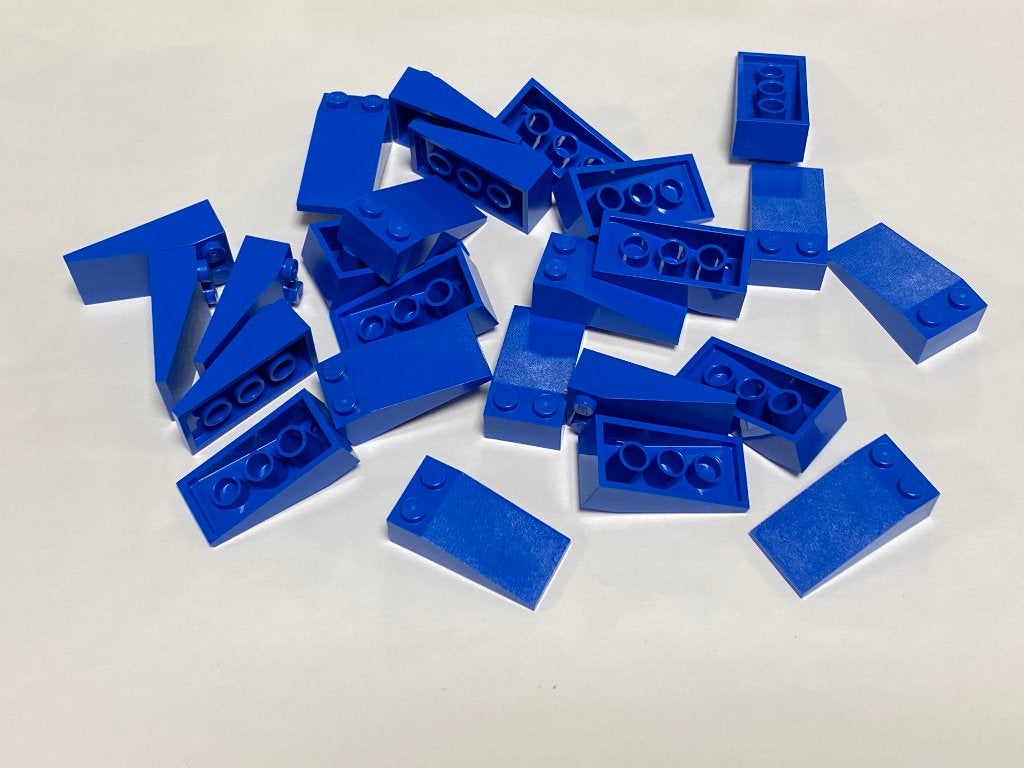 Partij 25x nieuwe 4x2 Lego dakpannen in diverse kleuren, Overige thema's, Lego, Nieuw, Ophalen of Verzenden