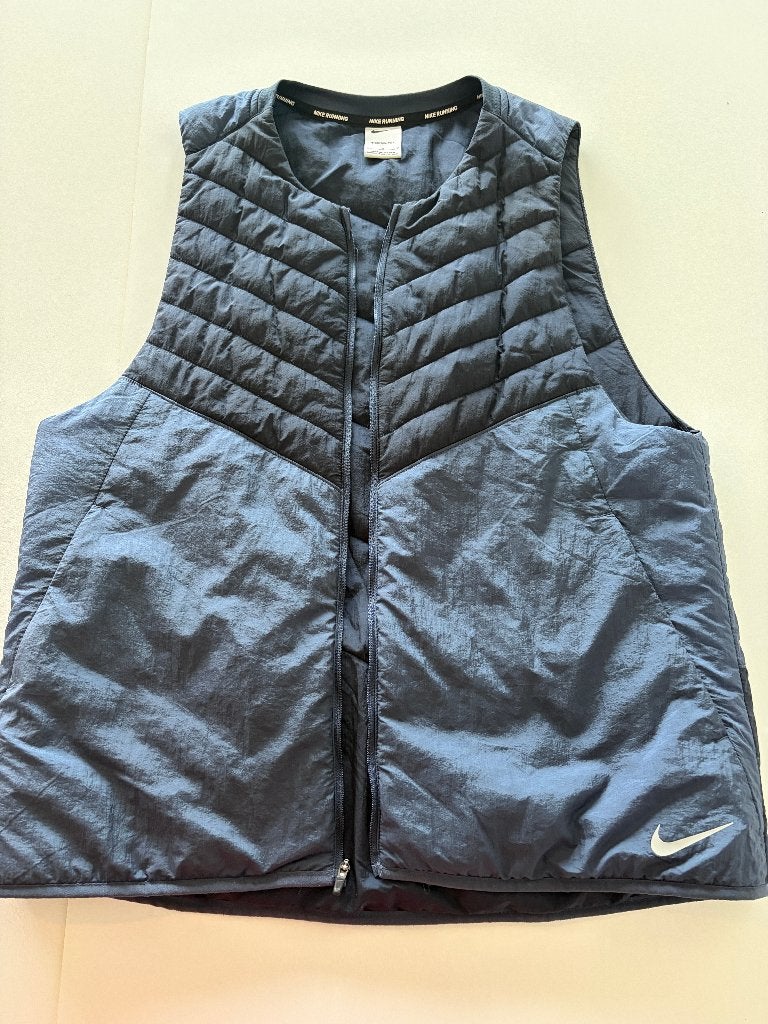 Nike Running Therma-FIT bodywarmer maat L, Maat 52/54 (L), Blauw, Nike, Ophalen of Verzenden