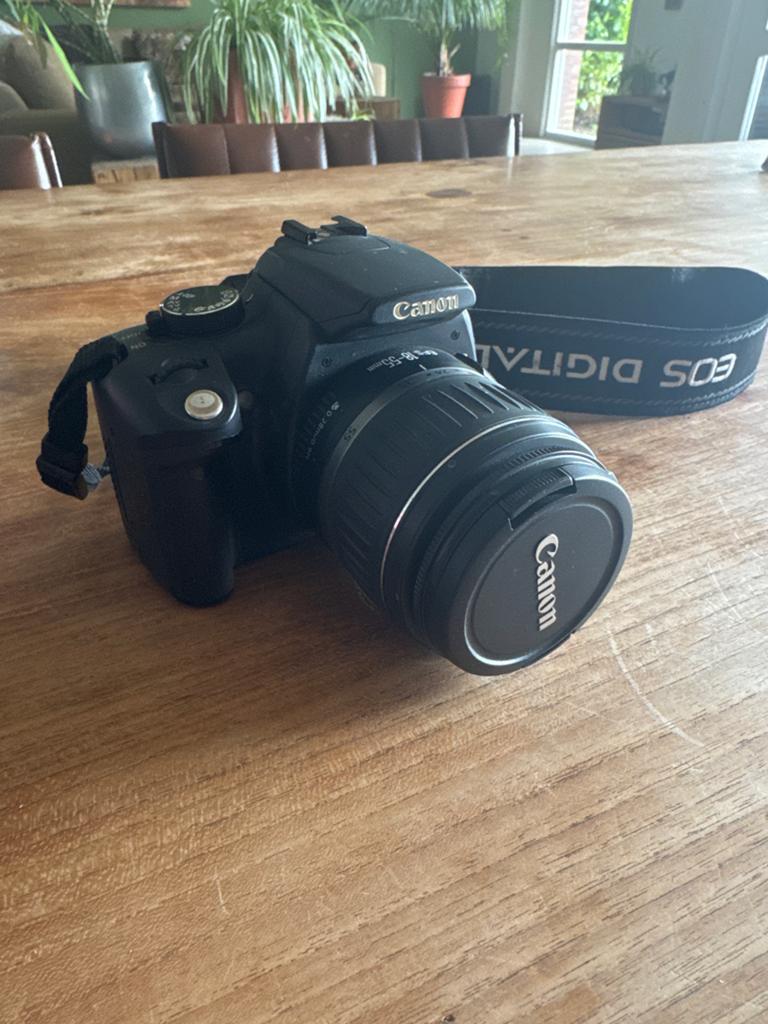 Canon EOS 350D Spiegelreflexcamera met accessoires, Gebruikt, Spiegelreflex, Canon, Ophalen of Verzenden