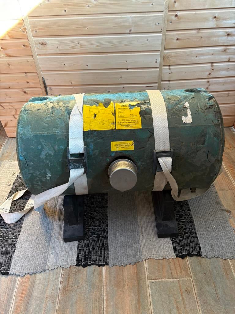 Rheinstrom 50L scheepsboiler. Elektrisch en warmtewisselaar, Ophalen, Gebruikt, Kombuis en Sanitair