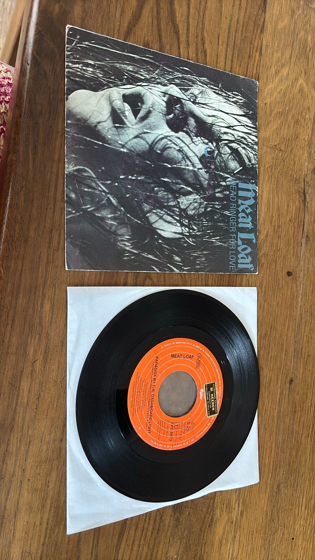 2x Meat loaf single, Cd's en Dvd's, Vinyl | Rock, Ophalen, Zo goed als nieuw, 12 inch, Poprock