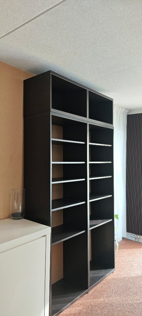 Billy zwarte boekenkast met verstelbare planken, Ophalen, 200 cm of meer, 50 tot 100 cm, Zo goed als nieuw