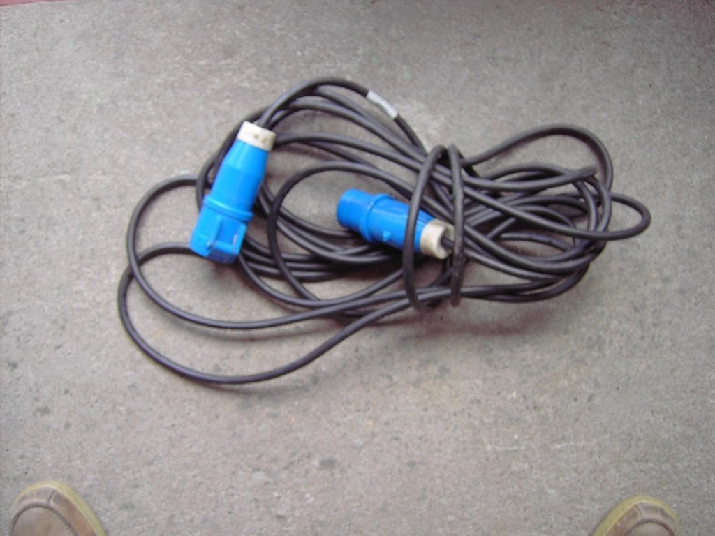camping kabel met CEE stekkers 16 amp. lengte 10 meter, Ophalen, Gebruikt